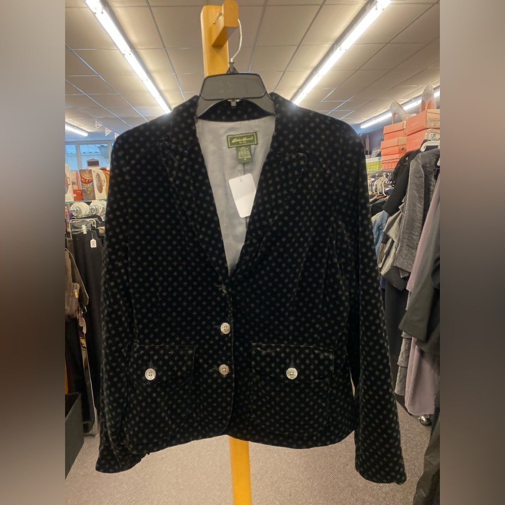 🛍️ Eddie Ladies 10 Black Velvet Jacket
